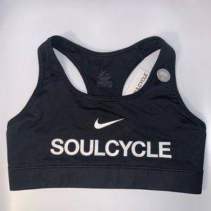 NWT Nike SoulCycle Black & White Sports Bra Small